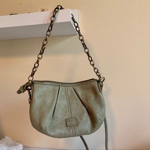 Fossil Small Green Crossbody